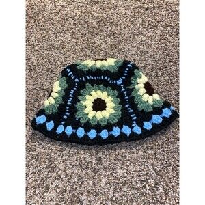Bucket Hat Small Teen/Kids Crochet Sunflower Bucket Hat Sun Hat